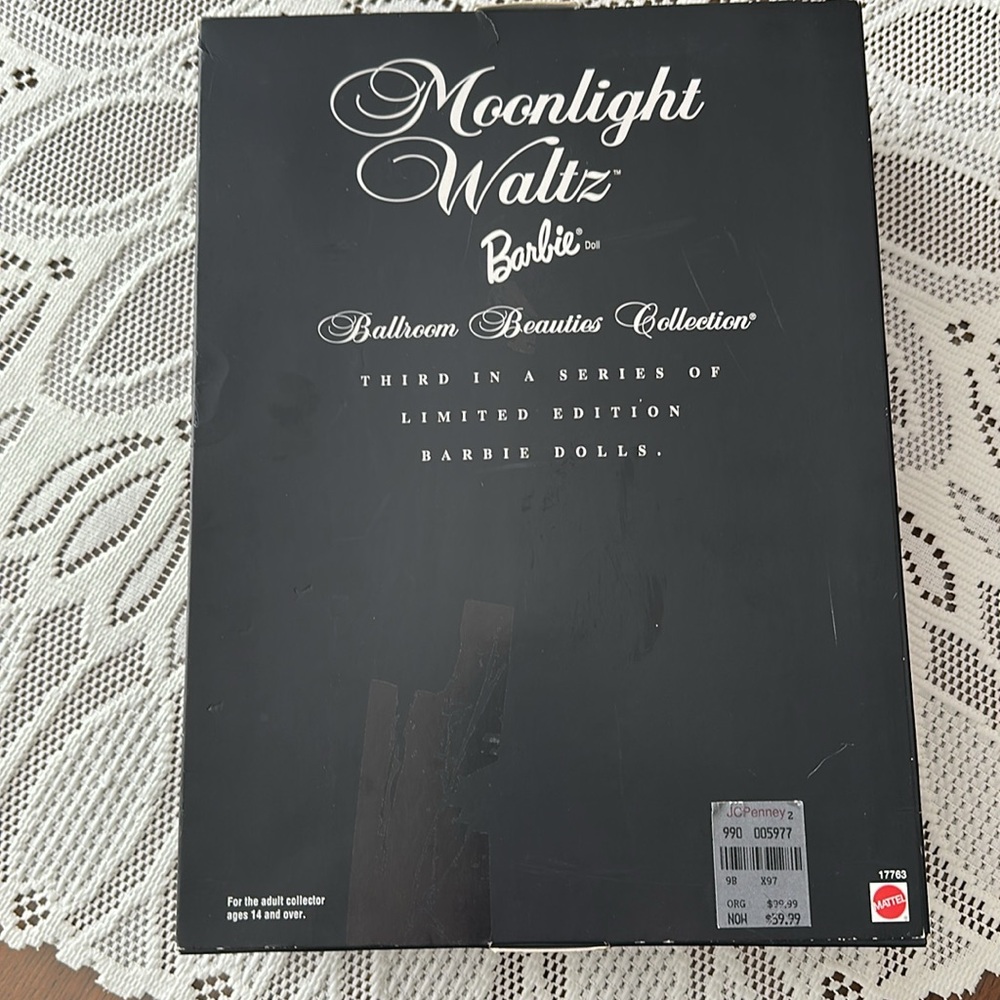 NEW Mattel 1997 Moonlight Waltz Barbie Doll Ballroom Beauties Collection - Picture 8 of 9